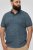 D555 Woolwich AOP Polo Shirt With Ribbed Collar Blue - Polos - Polos homme grande taille
