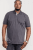 D555 Grant Polo Shirt Charcoal - Polos - Polos homme grande taille