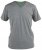 D555 Signature V-neck T-shirt Grey - T-shirts - T-shirts Homme Grande Taille
