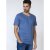 D555 Signature V-neck T-shirt Teal - T-shirts - T-shirts Homme Grande Taille