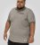 D555 Holyhead Polo Texturé Avec Poche Poitrine Gris - Polos - Polos homme grande taille