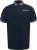 D555 Ilkeston Jacquard Collar & Cuff Short Sleeve Pique Polo Navy - Polos - Polos homme grande taille