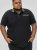 D555 Ilkeston Jacquard Collar & Cuff Short Sleeve Pique Polo Navy - Polos - Polos homme grande taille
