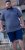 D555 Newcastle Polo Shirt Grey - Polos - Polos homme grande taille