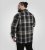 D555 Falkirk Long Sleeve Heavy Shacket Overshirt Black/Grey - Chemises - Chemises Grandes Tailles Hommes