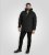 D555 Wolverhampton Quilted Padded Jacket with Hood Black - Vestes - Vestes Homme Grandes Tailles