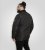 D555 Harborough Quilted Jacket with Corduroy Collar Black - Vestes - Vestes Homme Grandes Tailles
