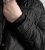 D555 Harborough Quilted Jacket with Corduroy Collar Black - Vestes - Vestes Homme Grandes Tailles