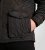 D555 Harborough Quilted Jacket with Corduroy Collar Black - Vestes - Vestes Homme Grandes Tailles