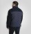 D555 Northampton Hybrid Sherpa Quilted Micro Fleece Jacket Navy - Vestes - Vestes Homme Grandes Tailles