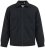 D555 Epsom Harrington Jacket with Zip Through Collared Melton Black - Vestes - Vestes Homme Grandes Tailles