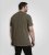 D555 Stockton Gorilla Playing Drums Crew Neck T-Shirt Khaki - T-shirts - T-shirts Homme Grande Taille