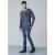 D555 Bryson Crewneck Sweater with Pocket Navy - Sweatshirts & hoodies - Sweatshirts/Hoodies grande taille homme
