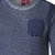 D555 Bryson Crewneck Sweater with Pocket Navy - Sweatshirts & hoodies - Sweatshirts/Hoodies grande taille homme