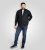 D555 Gillingham Gilet Tricoté Zippé Avec Doublure Bleu Marine - Sweatshirts & hoodies - Sweatshirts/Hoodies grande taille homme