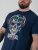 D555 Linton T-shirt avec Imprimé Crâne Multicolore Bleu Marine - T-shirts - T-shirts Homme Grande Taille