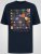 D555 Otto Official Pink Floyd 50th Anniversary T-shirt Imprimé Bleu Marine - T-shirts - T-shirts Homme Grande Taille