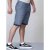 D555 Cliff Shorts Navy - Shorts - Shorts hommes grande taille