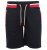 D555 DAGENHAM Jersey Shorts Black - Pantalons/shorts de survêtement - Survêtement/jogging grandes tailles