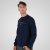 Double Outfitters MTOP-1151 Sweat-shirt Bleu marine - Sweatshirts & hoodies - Sweatshirts/Hoodies grande taille homme