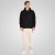 Double Outfitters MTOP-1160 Sweat à capuche zippé Noir - Sweatshirts & hoodies - Sweatshirts/Hoodies grande taille homme