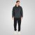 Double Outfitters MTOP-1160 Sweat à capuche zippé Vert foncé - Sweatshirts & hoodies - Sweatshirts/Hoodies grande taille homme