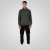 Double Outfitters MTOP-1163 Sweat-shirt col zippé Kaki - Sweatshirts & hoodies - Sweatshirts/Hoodies grande taille homme