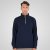 Double Outfitters MTOP-1163 Sweat-shirt col zippé Bleu marine - Sweatshirts & hoodies - Sweatshirts/Hoodies grande taille homme