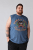 Kam Jeans 5763 Hawaii Surf Vest Vintage Indigo - T-shirts - T-shirts Homme Grande Taille