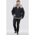 D555 Hudson Hooded Puffer Jacket Navy - Vestes - Vestes Homme Grandes Tailles