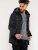 D555 Lonsdale Parka Style Jacket With Embroidery Patch On Sleeve Black - Vestes - Vestes Homme Grandes Tailles