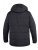 D555 Lonsdale Parka Style Jacket With Embroidery Patch On Sleeve Black - Vestes - Vestes Homme Grandes Tailles