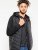 D555 Thorpe Hooded Quilted Jacket With Fleece Sleeves And Removable Fleece Hood - Vestes - Vestes Homme Grandes Tailles