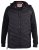 D555 Thorpe Hooded Quilted Jacket With Fleece Sleeves And Removable Fleece Hood - Vestes - Vestes Homme Grandes Tailles