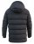 D555 Grove Quilted Parka Jacket Black - Vestes - Vestes Homme Grandes Tailles
