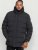 D555 Grove Quilted Parka Jacket Black - Vestes - Vestes Homme Grandes Tailles