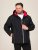 D555 Jamie Soft Shell Detachable Hood Padded Jacket Noir TALL - TALL vestes - Vestes TALL pour hommes grands
