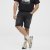 North Latitude 51336 short denim noir - Shorts - Shorts hommes grande taille