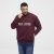 North Latitude Half Zip Sweat Bordeaux - Sweatshirts & hoodies - Sweatshirts/Hoodies grande taille homme