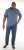 D555 Jones Polo Denim Marl/Navy - Polos - Polos homme grande taille