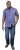 D555 ELIAS Short Sleeve Blue & Red Check Shirt - Chemises - Chemises Grandes Tailles Hommes