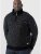 D555 REMINGTON Sweater With Woven Zipper Chest Pocket Black/Charcoal - Sweatshirts & hoodies - Sweatshirts/Hoodies grande taille homme