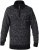 D555 REMINGTON Sweater With Woven Zipper Chest Pocket Black/Charcoal - Sweatshirts & hoodies - Sweatshirts/Hoodies grande taille homme