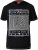 D555 OAKLEY LA Geometric Print Crew Neck T-Shirt Black - T-shirts - T-shirts Homme Grande Taille