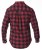 D555 Lawton LS Flannel Shirt Red - Chemises - Chemises Grandes Tailles Hommes