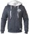D555 Hulk Fur Lined Zipper Hood Navy - Sweatshirts & hoodies - Sweatshirts/Hoodies grande taille homme