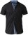 D555 Ollie Short Sleeve Shirt Black - Chemises - Chemises Grandes Tailles Hommes