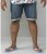D555 Arix Denim Stretch Shorts - Shorts - Shorts hommes grande taille