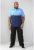 D555 Ernest Polo Blue & Navy - Polos - Polos homme grande taille