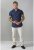 D555 Norman Short Sleeve Oxford Shirt Navy - Chemises - Chemises Grandes Tailles Hommes